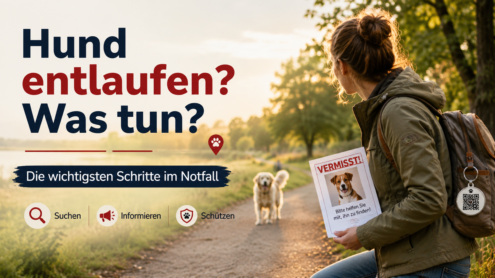 Hund entlaufen, was tun?